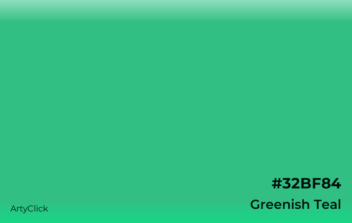 Gina Goose Paste® color swatch – Greenish Teal pastel